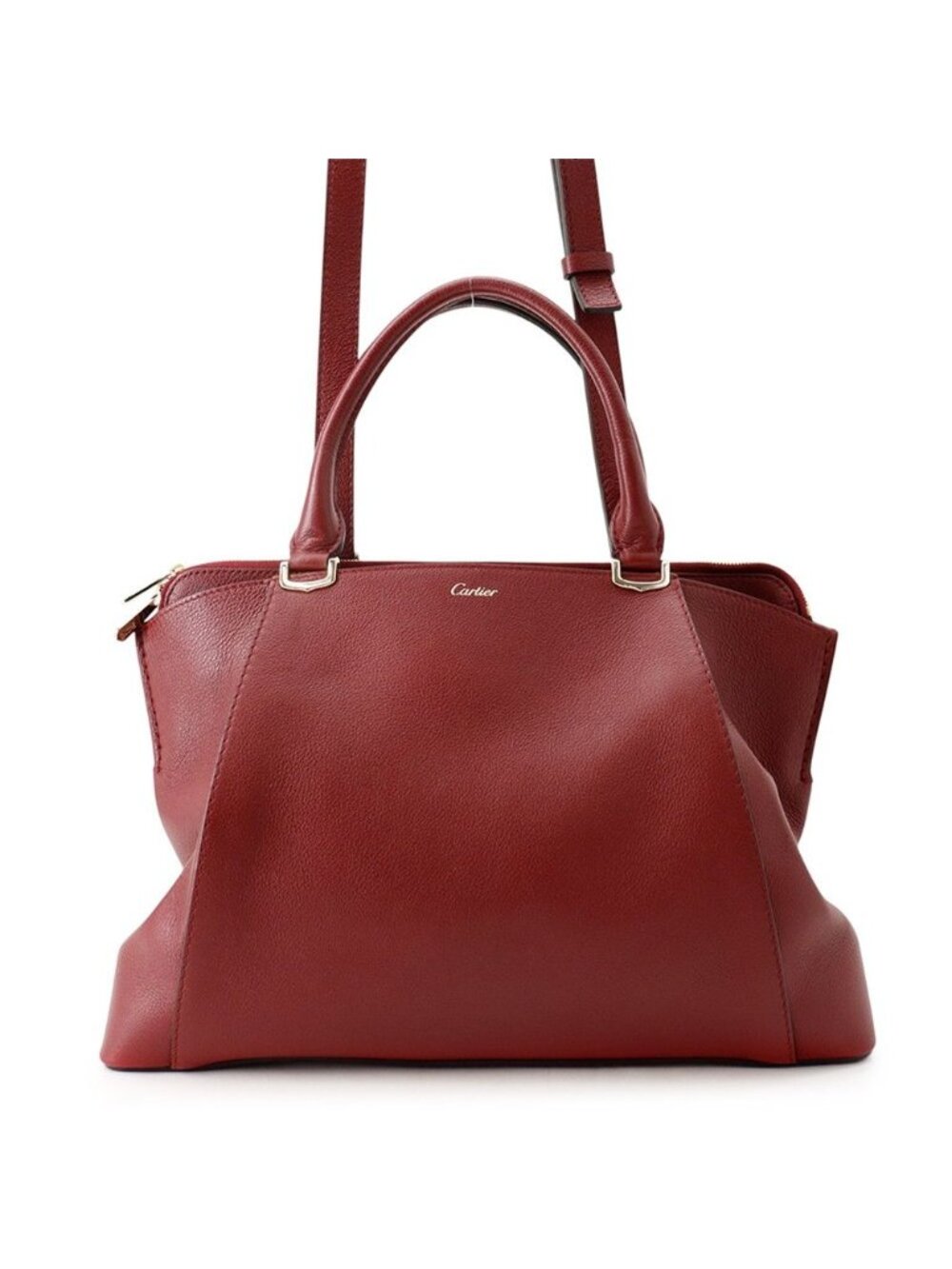 Cartier C de Cartier Calfskin 2-Way Shoulder Bag